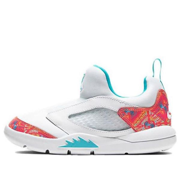 Nike Air Jordan 5 Retro Little Flex Ps Basketball Sko Til Børn Hvid