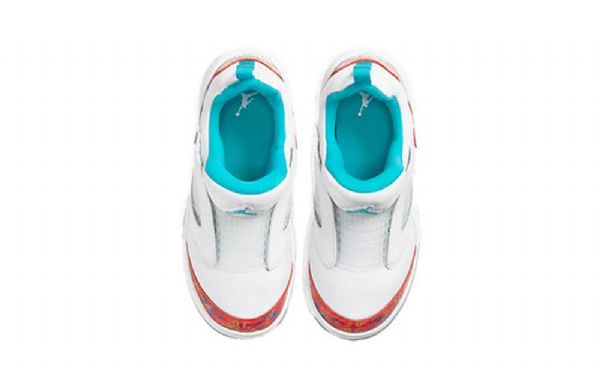 Nike Air Jordan 5 Retro Little Flex Ps Basketball Sko Til Børn Hvid