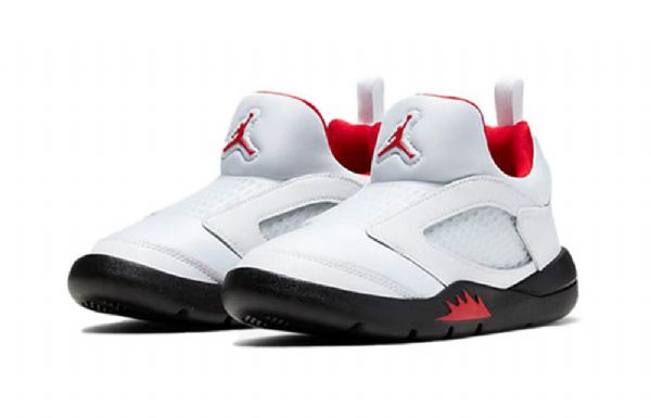Nike Air Jordan 5 Retro Little Flex Ps Basketball Sko Til Børn Rød