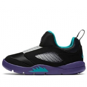 Nike Air Jordan 5 Retro Little Flex Ps Basketball Sko Til Børn Sort