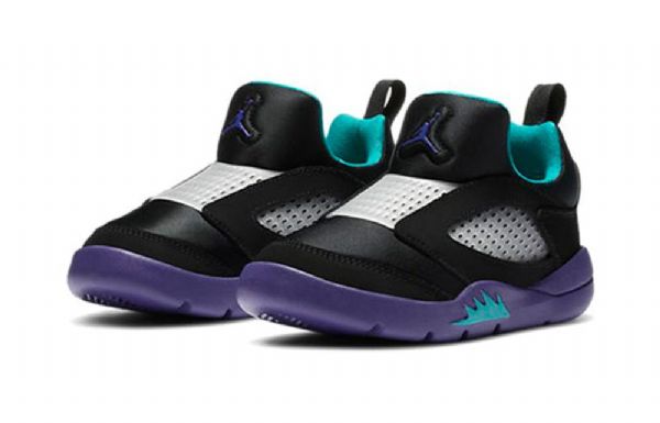 Nike Air Jordan 5 Retro Little Flex Ps Basketball Sko Til Børn Sort