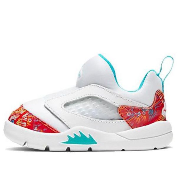 Nike Air Jordan 5 Retro Little Flex Td Sko Til Børn Hvid