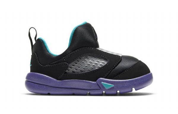 Nike Air Jordan 5 Retro Little Flex Td Sko Til Børn Sort