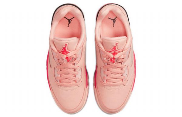 Nike Air Jordan 5 Retro Low Toppe Basketball Sko Til Damer Lyserød