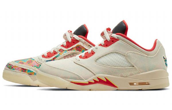 Nike Air Jordan 5 Retro Low Toppe Basketball Sko Til Mænd Khaki