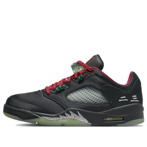 Nike Air Jordan 5 Retro Low Toppe Clot Jade Basketball Sko Til Mænd Sort