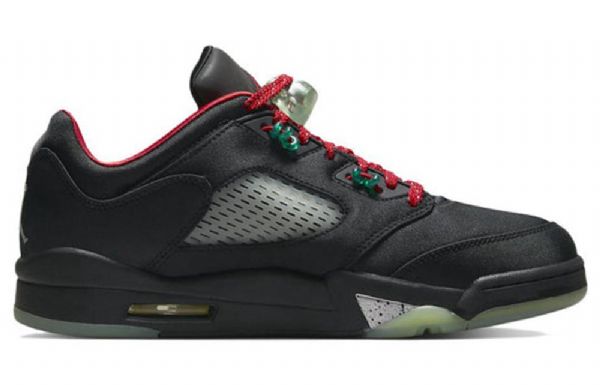 Nike Air Jordan 5 Retro Low Toppe Clot Jade Basketball Sko Til Mænd Sort