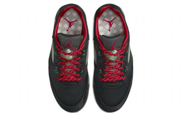Nike Air Jordan 5 Retro Low Toppe Clot Jade Basketball Sko Til Mænd Sort