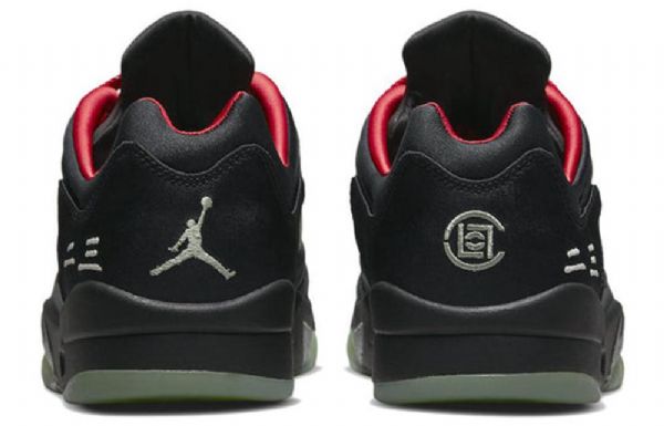 Nike Air Jordan 5 Retro Low Toppe Clot Jade Basketball Sko Til Mænd Sort