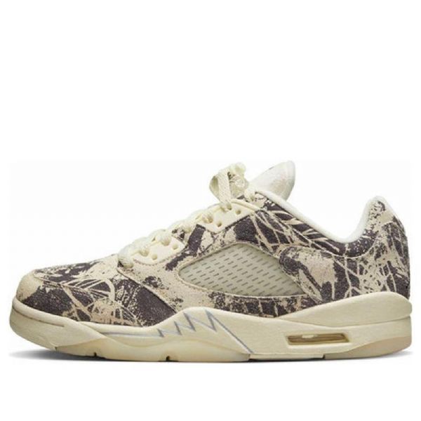 Nike Air Jordan 5 Retro Low Toppe Expression Basketball Sko Til Kvinder Flerfarvet