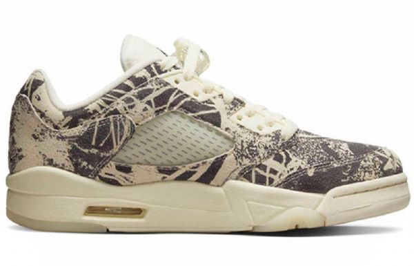 Nike Air Jordan 5 Retro Low Toppe Expression Basketball Sko Til Kvinder Flerfarvet