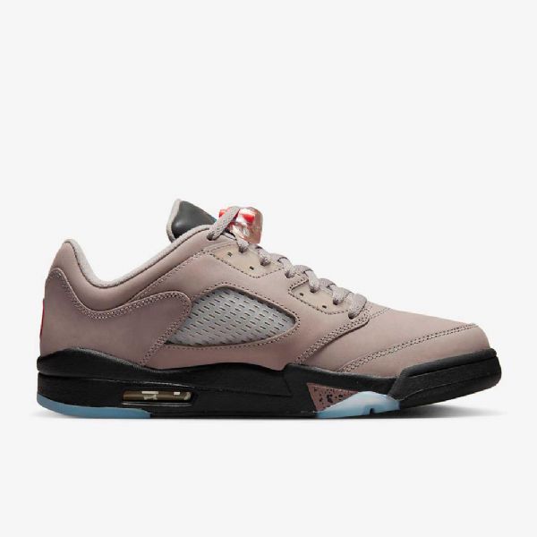 Nike Air Jordan 5 Retro Low Toppe Psg Sko Til Mænd Sort Kongeblå