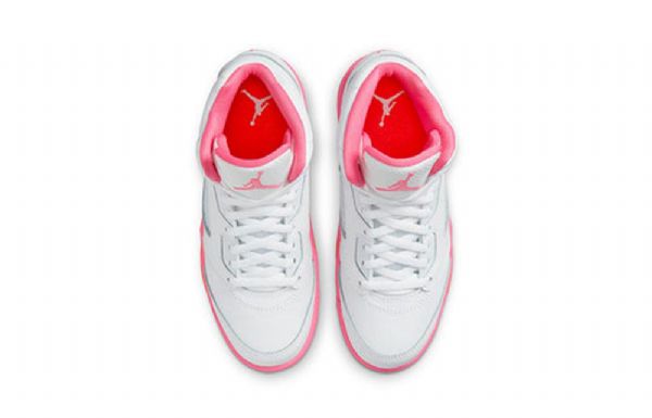 Nike Air Jordan 5 Retro Ps Basketball Sko Til Mænd Lyserødsicle