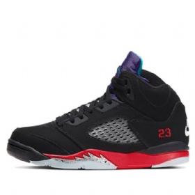 Nike Air Jordan 5 Retro Ps Sneakers / Sko Til Børn Sort