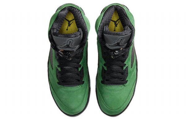 Nike Air Jordan 5 Retro Se Basketball Sko Til Mænd Grøn Sort