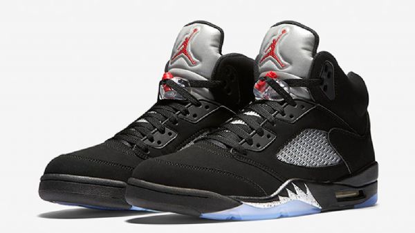 Nike Air Jordan 5 Retro Sko Til Mænd Sort