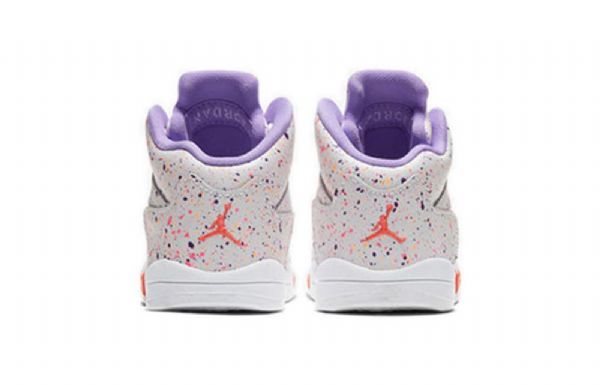 Nike Air Jordan 5 Retro Td Basketball Sko Til Børn Lys Lilla
