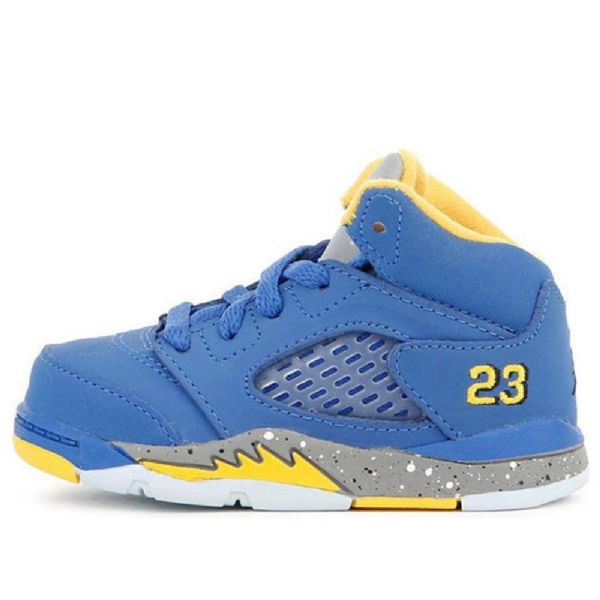 Nike Air Jordan 5 Retro Td Sko Til Børn Blå