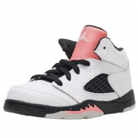 Nike Air Jordan 5 Retro Td Sko Til Børn Hvid
