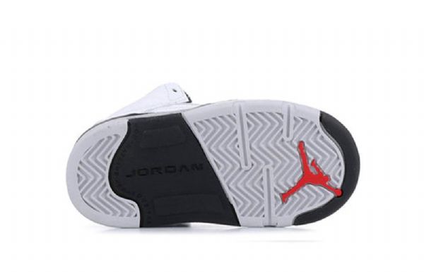 Nike Air Jordan 5 Retro Td Sko Til Børn Hvid