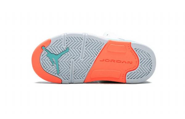 Nike Air Jordan 5 Retro Td Sko Til Børn Lys Turkis
