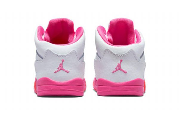 Nike Air Jordan 5 Retro Td Sko Til Børn Lyserødsicle