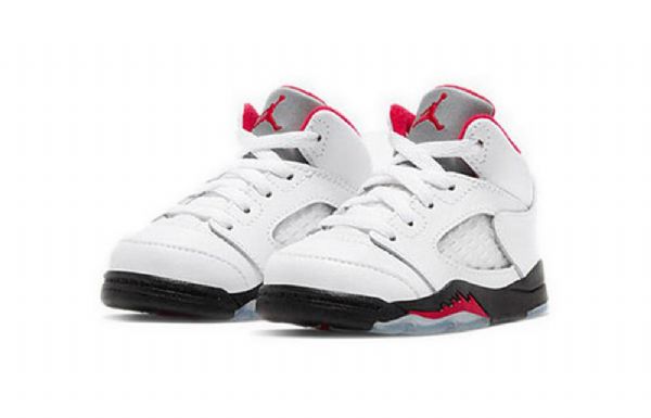 Nike Air Jordan 5 Retro Td Sko Til Børn Rød