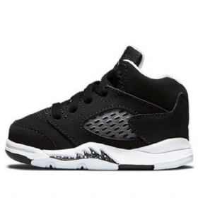 Nike Air Jordan 5 Retro Td Sko Til Børn Sort