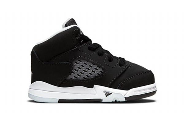 Nike Air Jordan 5 Retro Td Sko Til Børn Sort