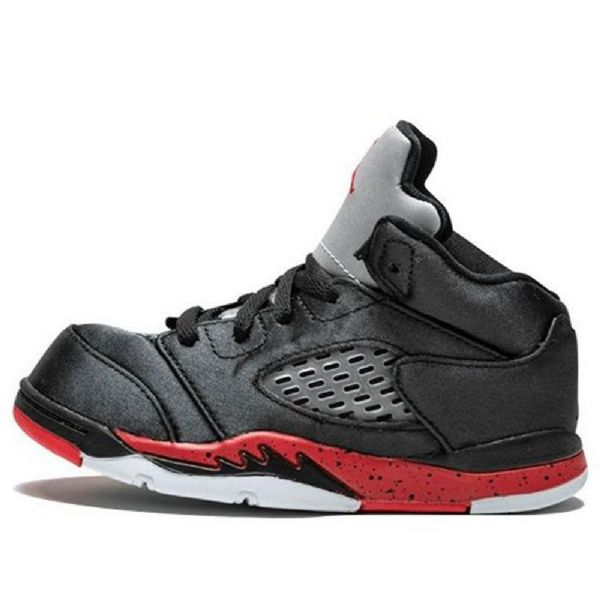 Nike Air Jordan 5 Retro Td Sko Til Børn Sort