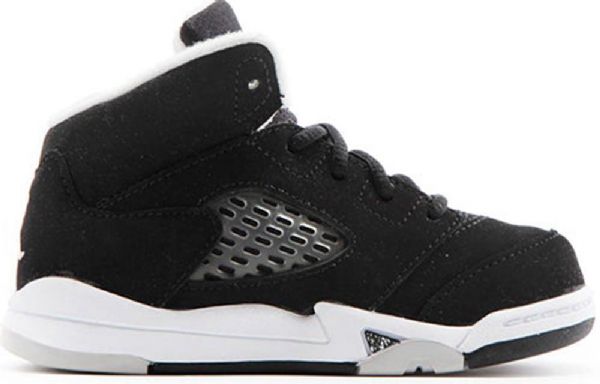 Nike Air Jordan 5 Retro Td Sko Til Børn Sort