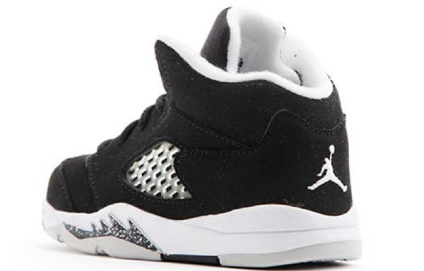 Nike Air Jordan 5 Retro Td Sko Til Børn Sort