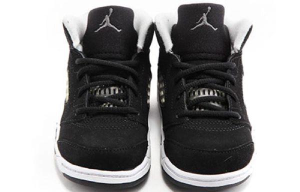 Nike Air Jordan 5 Retro Td Sko Til Børn Sort