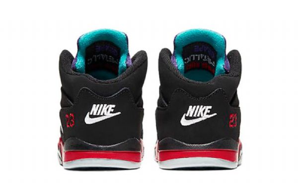 Nike Air Jordan 5 Retro Td Sko Til Børn Sort