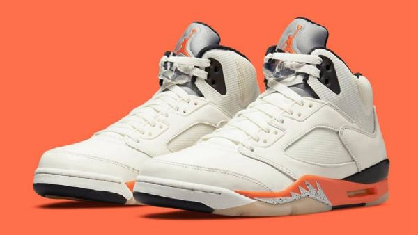 Nike Air Jordan 5 Shatteredboard Sko Til Damer Beige