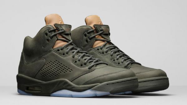 Nike Air Jordan 5 Take Flight Sko Til Mænd Army Grøn