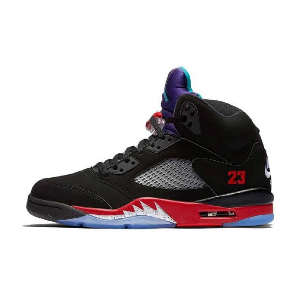 Nike Air Jordan 5 Top 3 Sko Til Mænd Sort