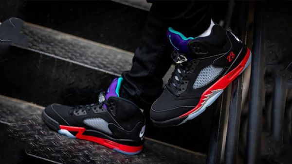 Nike Air Jordan 5 Top 3 Sko Til Mænd Sort