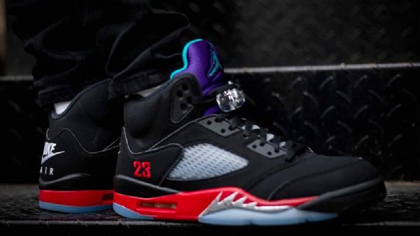 Nike Air Jordan 5 Top 3 Sko Til Mænd Sort
