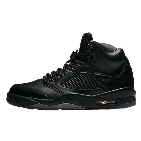 Nike Air Jordan 5 Triple Sko Til Mænd Sort