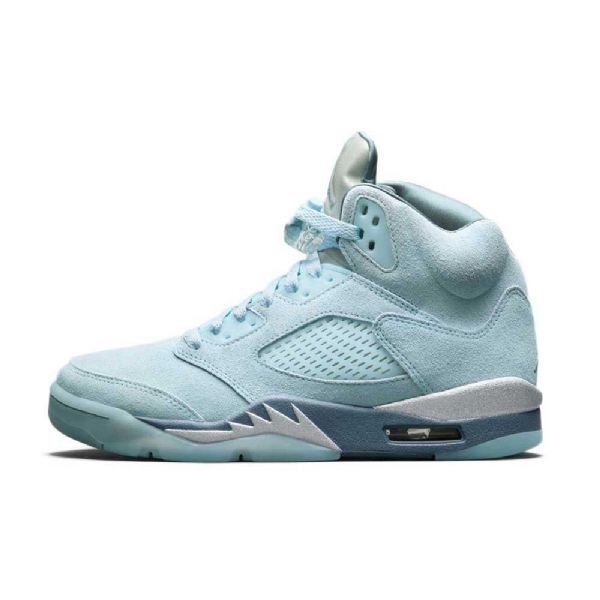 Nike Air Jordan 5bird Sko Til Damer Blå