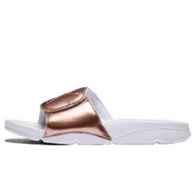 Nike Air Jordan Hydro 5 Pinnacle Bronze Slides Sko Til Mænd Sølv