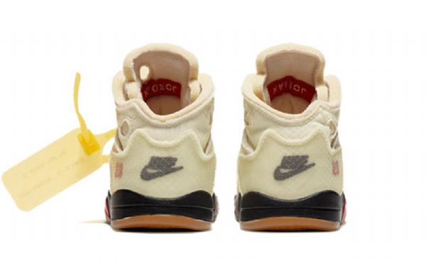 Nike Off-white Air Jordan 5 Retro Sp Td Sko Til Børn Khaki