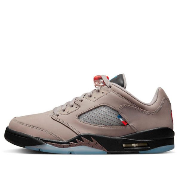 Nike Paris Saint-germain Air Jordan 5 Retro Low Toppe Basketball Sko Til Mænd Brun