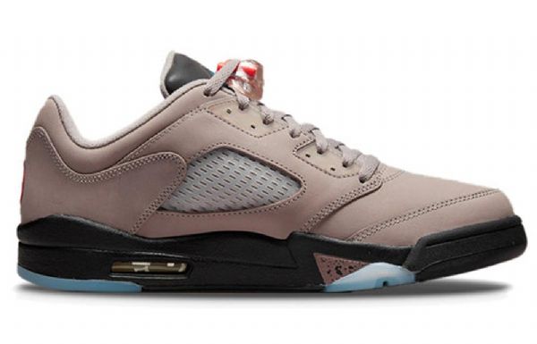 Nike Paris Saint-germain Air Jordan 5 Retro Low Toppe Basketball Sko Til Mænd Brun