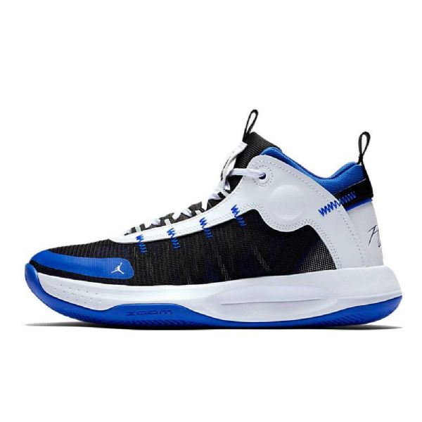 Nike Air Jordan Jumpman 2020 Racersko Til Mænd Blå Sort Hvid