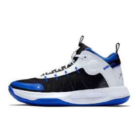 Nike Air Jordan Jumpman 2020 Racersko Til Mænd Blå Sort Hvid