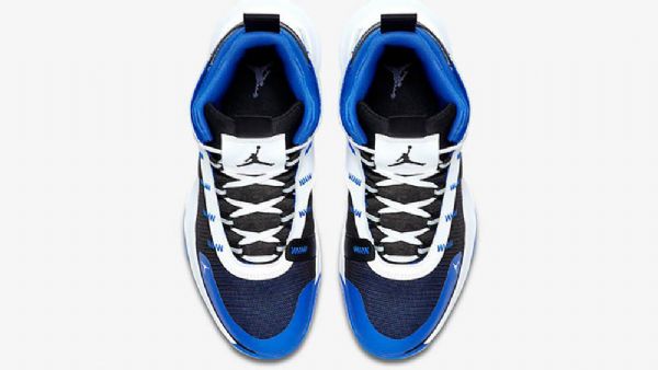 Nike Air Jordan Jumpman 2020 Racersko Til Mænd Blå Sort Hvid