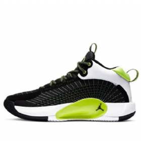 Nike Air Jordan Jumpman 2021 Pf Sneakers Til Mænd Sort Grøn Hvid