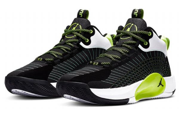 Nike Air Jordan Jumpman 2021 Pf Sneakers Til Mænd Sort Grøn Hvid